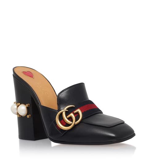 gucci pearl mules|Gucci mules for sale.